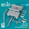 RESKIT RSK72-0026 MHU-141M munitions trailer with weapon platform (type 1) (3D Printed model kit) (1/72)